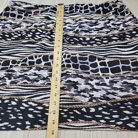 EP Pro Golf Skort XXL Pockets Pull On Animal Print Gold Chain Link Performance - Picture 11 of 15